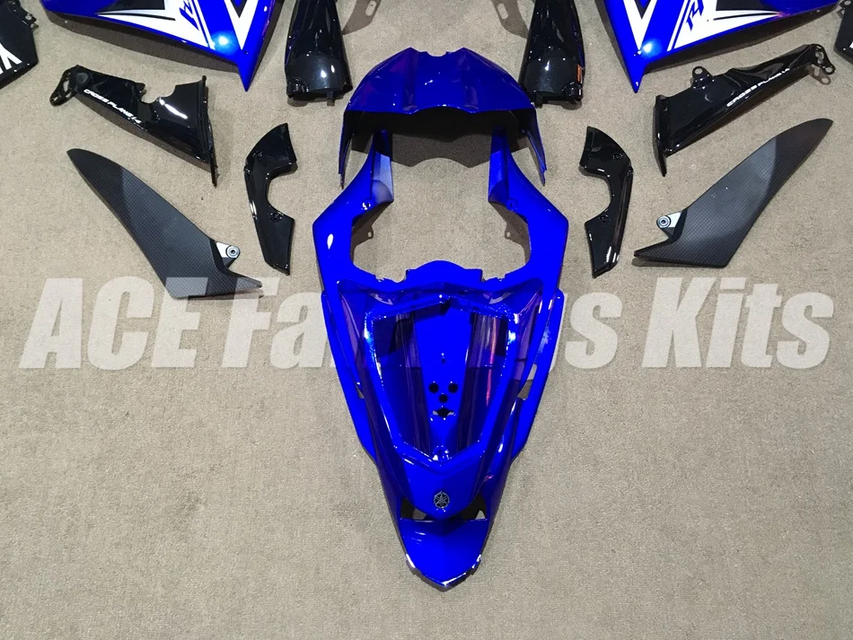 3 подарка ABS впрыска обтекатели комплект подходит для YAMAHA YZF-R1 2009 2010 2011 09 10 11 R1 обтекатель набор на заказ синий черный глянцевый