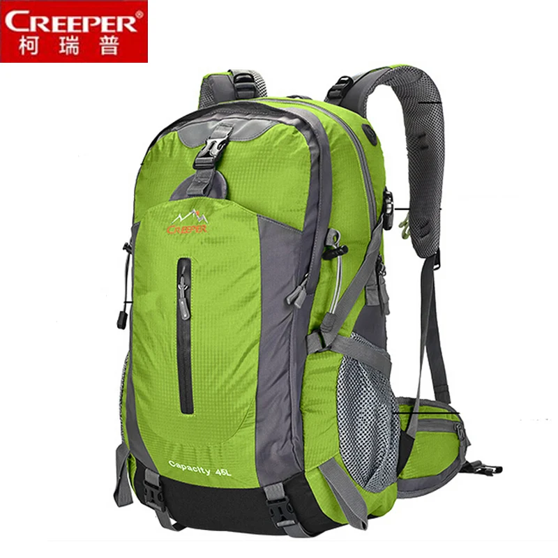 

Creeper 45L backpack large Women 14inch laptop backpacks Men travel backpack School students backpack waterproof nylon bags