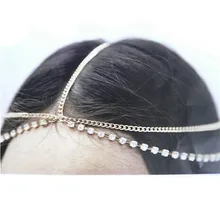 2017 Best Price 1PC Multilayer Chain Jewelry Headband Hair Head Chain Band