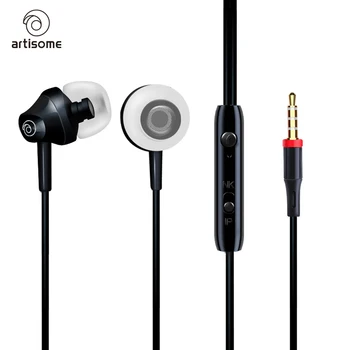 Portable Mini Stereo Bass Earphone For iPhone 5 6 Samsung Mobile Phone With Microphone Wired Outdoors Sport Earphones 120CM