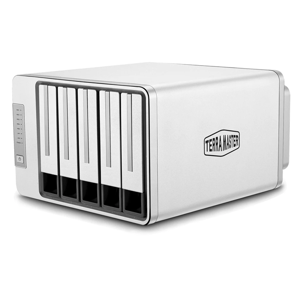 5Bay HDD NAS для безопасности дома/офиса Облачное хранилище 2 4 ГГц cpu 2G DDR3 dual Gbe Lan порт