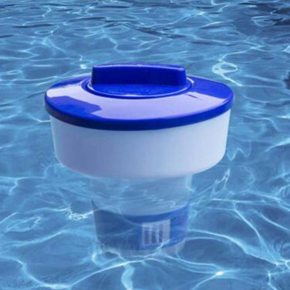 

Swimming Pool 8 inch Large Capacity Jumbo Floater Floating Chlorine Dispenser Tablet
