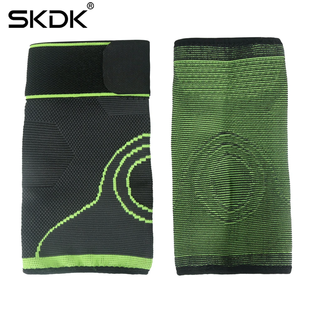 SKDK 1 шт. теннисная повязка для баскетбола локоть поддержка рукав Тяжелая атлетика бег Гольф компрессионные налокотники бандаж уменьшить боль
