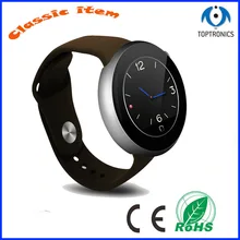 Монитор сердечного ритма Bluetooth подключение круглые умные часы женские мужские наручные часы Секундомер Часы Будильник Вибрация SmartWatch