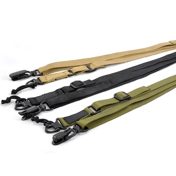 

Outdoor CS Belt Sling Cord Shoulder Strap Multi-functional and Adjustable Shoulder Rope with Single and Two Points