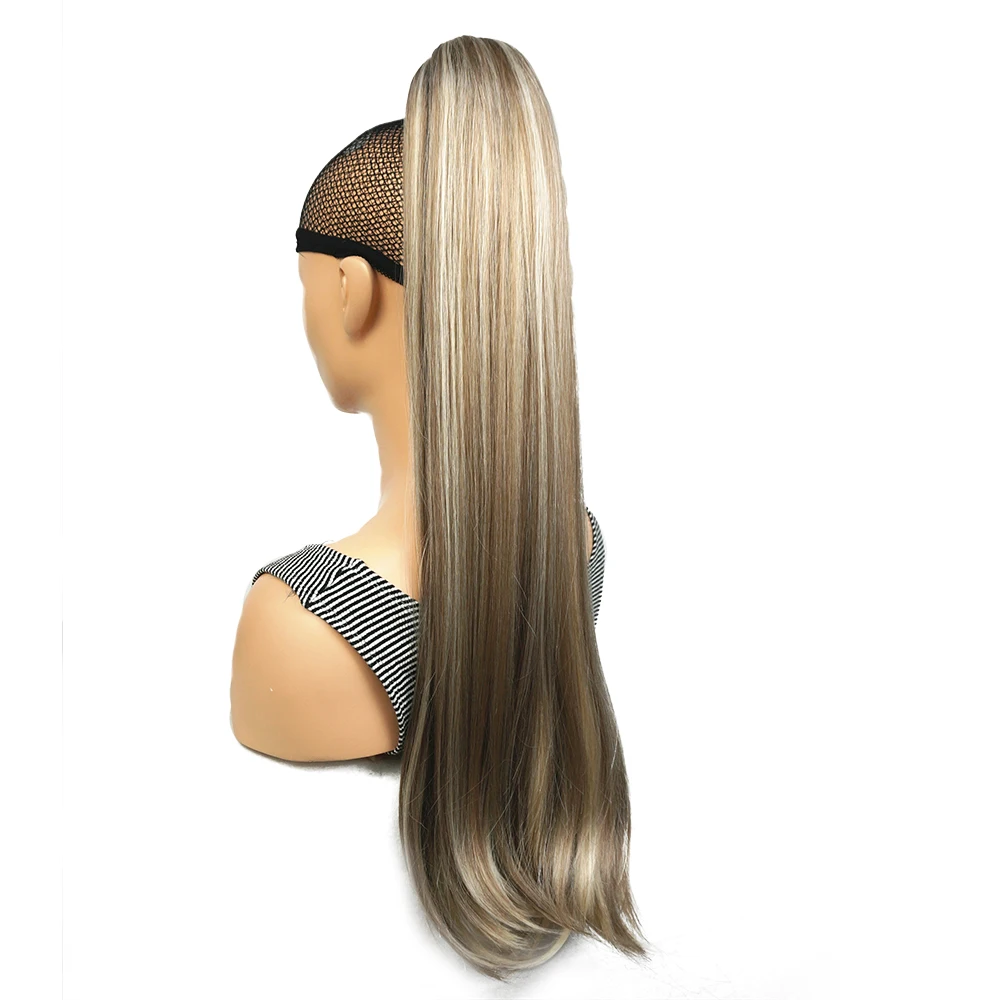 StrongBeauty Claw Clip Ponytail Long straight Hairpiece Synthetic Hair Extension