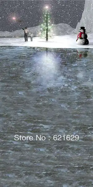 

Beautiful snow scene 10'x20' CP Computer-painted Scenic Photography Background Photo Studio Backdrop DGX-25