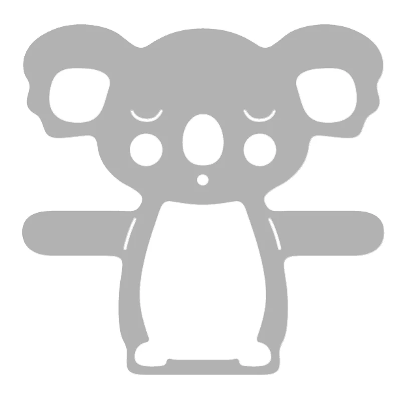 

Ufurty Hug Koala Metal Cutting Dies Stencils For DIY Scrapbooking Decorative Embossing Handcraft Die Cutting Template