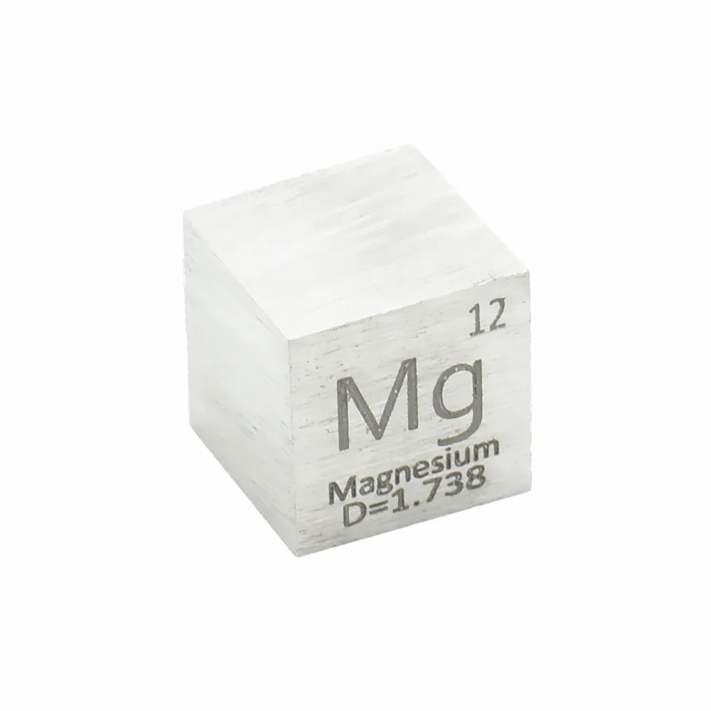 Magnesium Cube Metal Mg Density Block High Purity For Element 