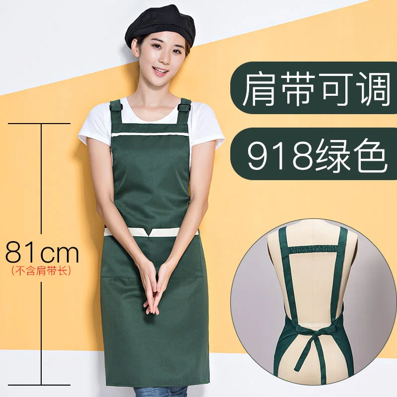 Apron 7 Кухонные фартуки оптом черные Профессиональные поварский фартук для кухни барбекю и гриля фартуки - Цвет: Apron 7