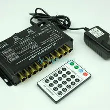 Светодиодный волоконно-оптический источник света 5 Вт мерцание+ эффект звезды съемки 10 xoutput беспроводной Радиочастотный пульт+ DMX одиночный белый источник света DIY Режим