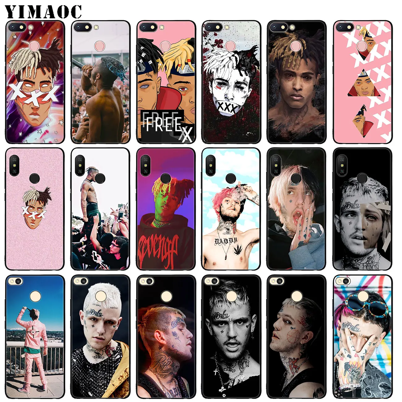 YIMAOC XxxTentacion Lil Peep Bo мягкий силиконовый чехол для Xiaomi Redmi K30 K20 Note 8 8T 7 5 6 Pro Mi черный