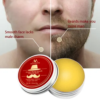 

30g Men Plant Dense Beard Care Cream Moisturizing Smooth Promote Growth Lubrication Cream
