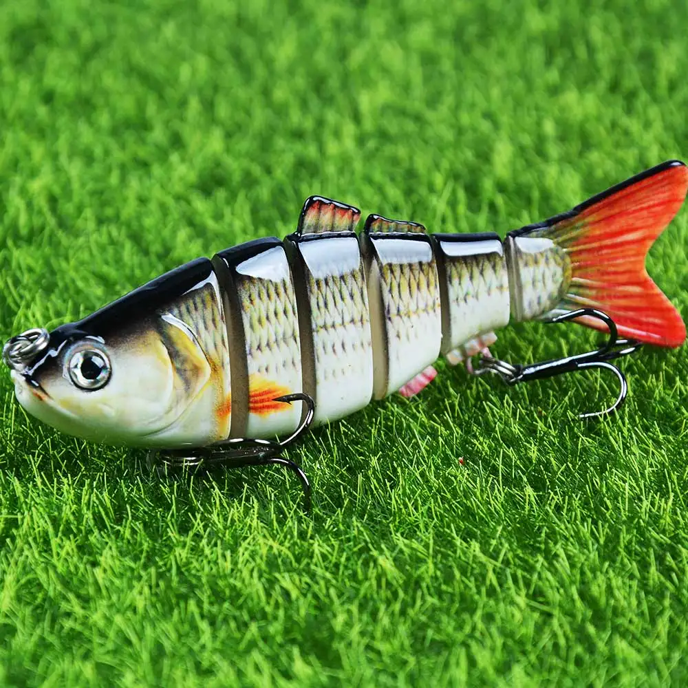 

Тонущие воблеры 9,5 см, 20 г, 6 сегментов, рыболовные приманки, многошарнирная плавающая приманка, жесткая приманка, рыболовная снасть для окуня, приманка, кренкбейт