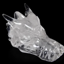 Xd j00547 КВАРЦ РОК Резные Череп Дракона, кристалл Исцеления