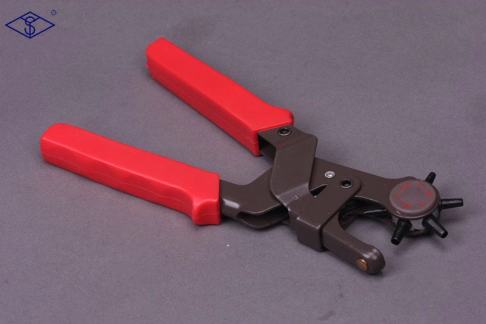 New handmade leather punch pliers / heavy belt hole puncher / fight in