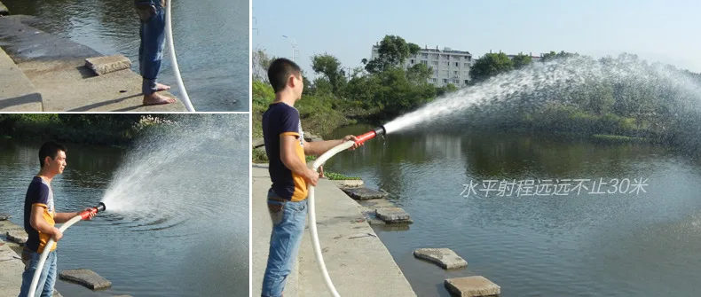 " сельскохозяйственный оросительный центробежный водяной насос бензинового двигателя, самовсасывающий водяной насос, набор для пожаров/сада/морского