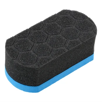 

Car Wash Sponge Wax Foam Polishing Sponge Auto Care Detailing Cleaning Tool Professional Soft Hex Waxing Buffing Applicator Pad