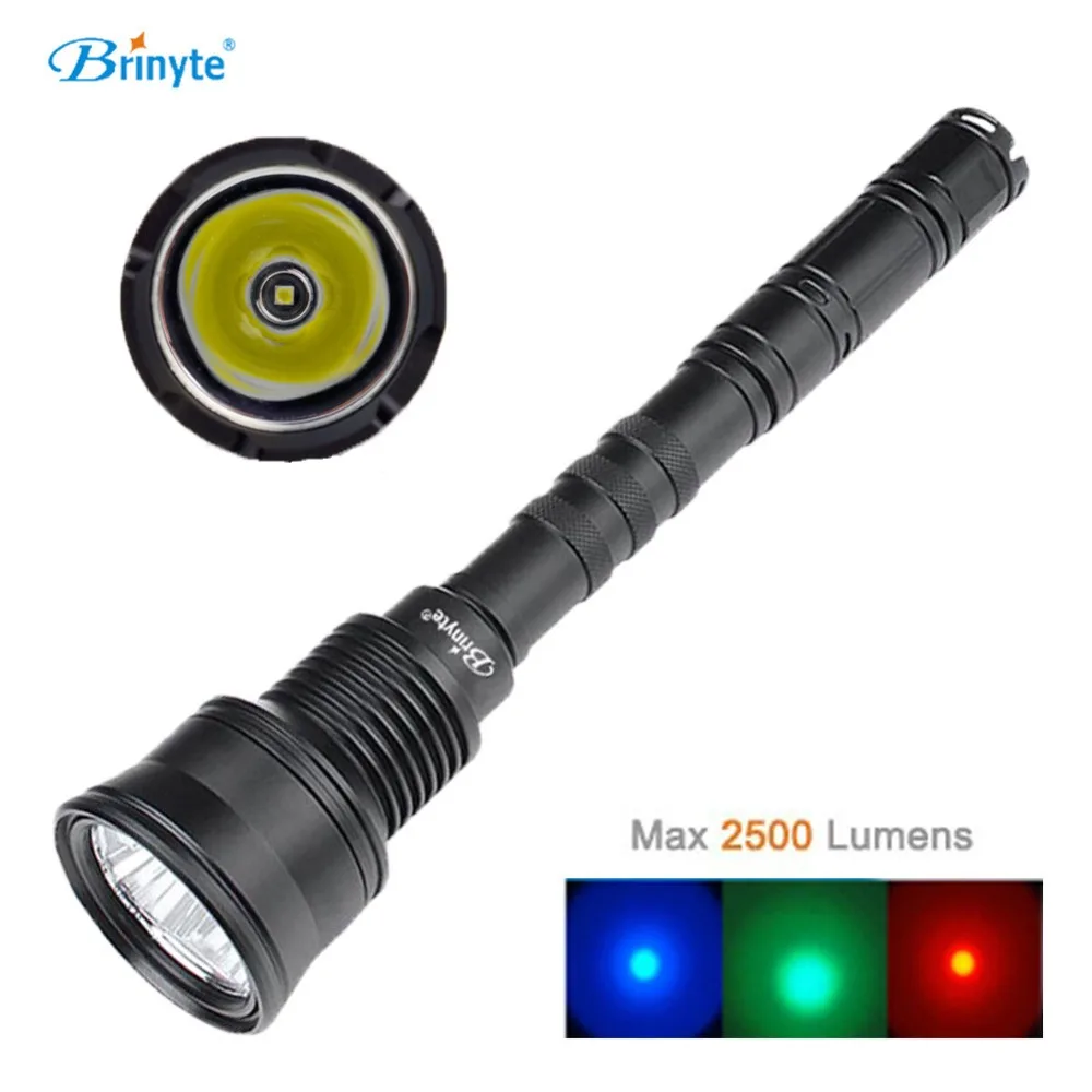 

Brinyte S68 Powerful Tactical Flashlight Cree XM-L2 U2 LED Searching Rescue Flashlight Outdoor Hunting Light Torch
