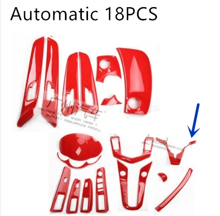 Красная Мода центральной консоли воздуха на выходе рулевое колесо шестерни рамка для Chevrolet Cruze 2009 10 11 12 13 14 AAA077 - Название цвета: B