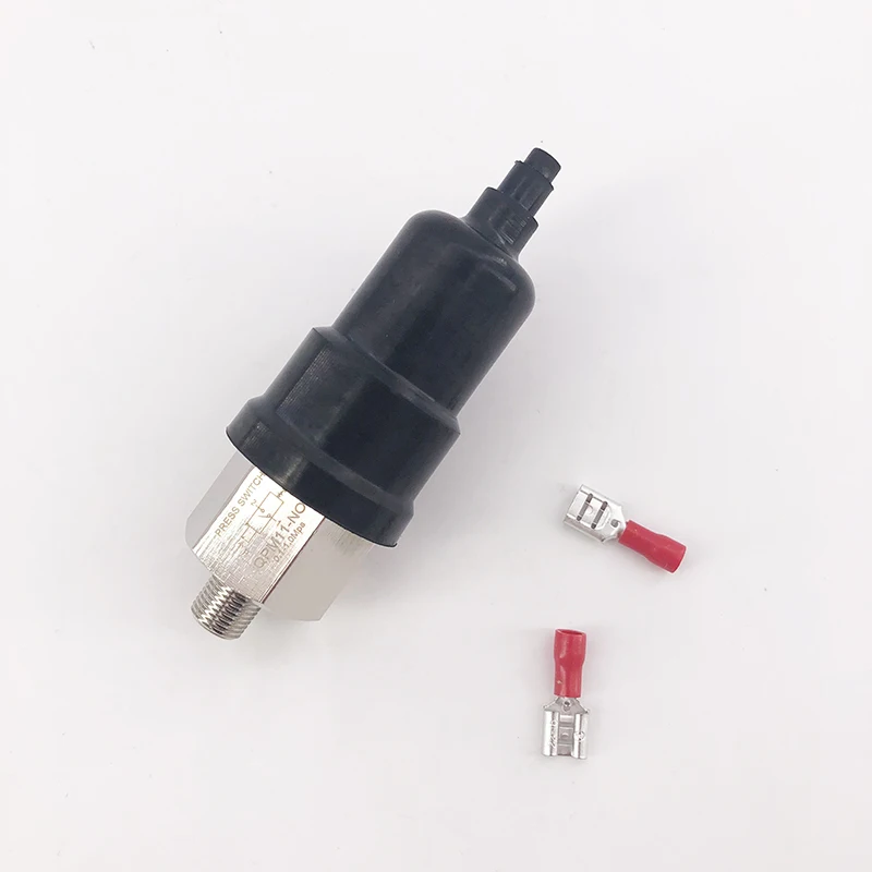 

Normal Open Closed Adjustable diaphragm pressure switch 1/8'' 1/4" inch thread Swtich QPM 11 Wire External Thread Nozzle