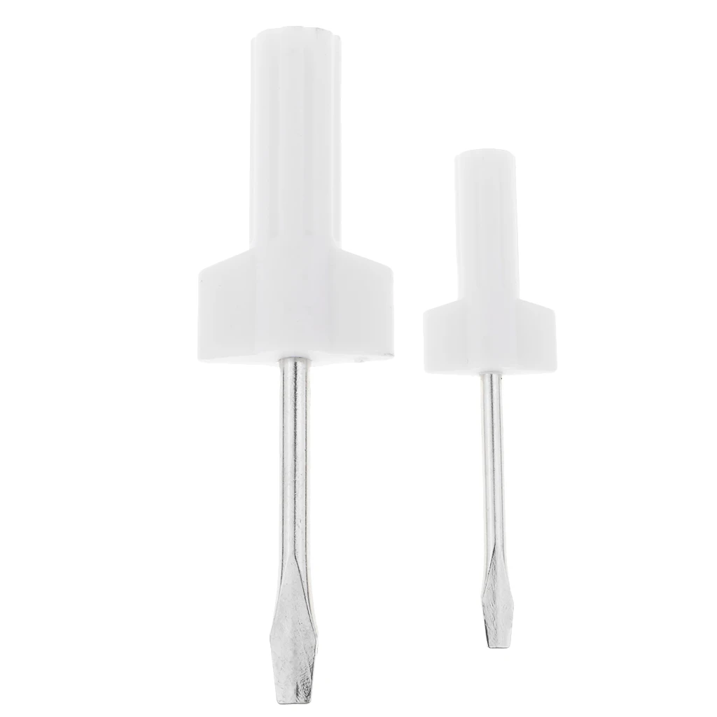 2 Pieces Steel Screwdrivers Sewing Machine Service Kit Adjustment Bobbin Case Tension