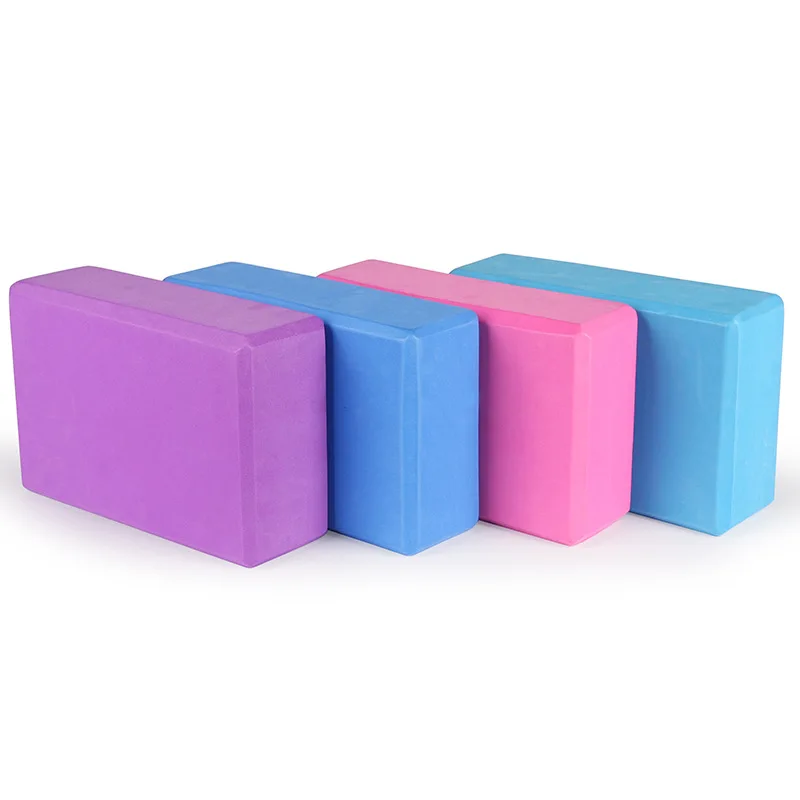 Environmental Protection EVA Yoga Blocks High Density Fitness Yoga Block Non Slip Yoga Brick Yoga Accessories Gym Tools 2PCs