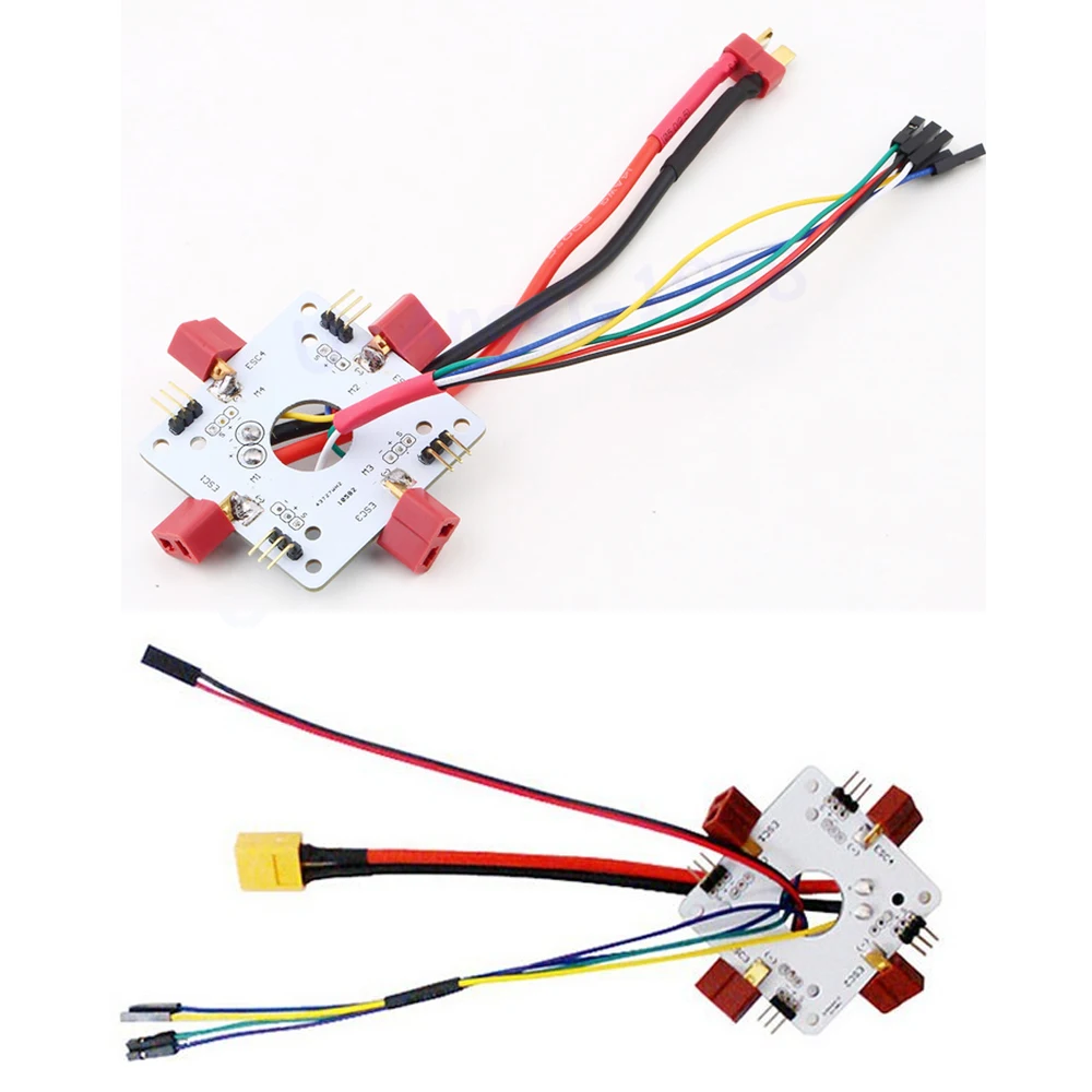 1pcs APM PX4 Quadcopter T Plug XT60 Power Distribution Board ESC Connecting Board