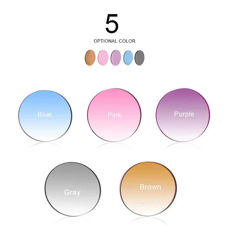 MERRYS Tinted Dyeing Series 1.56 1.61 1.67 Prescription CR-39 Resin Optical Glasses Lenses Myopia Hyperopia Sunglasses Lens MERRYS Tinted Dyeing Series 1.56 1.61 1.67 Prescription CR-39 Resin Optical Glasses Lenses Myopia Hyperopia Sunglasses Lens