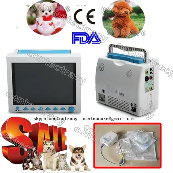 

CE Vet Veterinary patient monitor,EtCO2,ECG+NIBP+SPO2+PR+RESP+TEMP,3y warranty