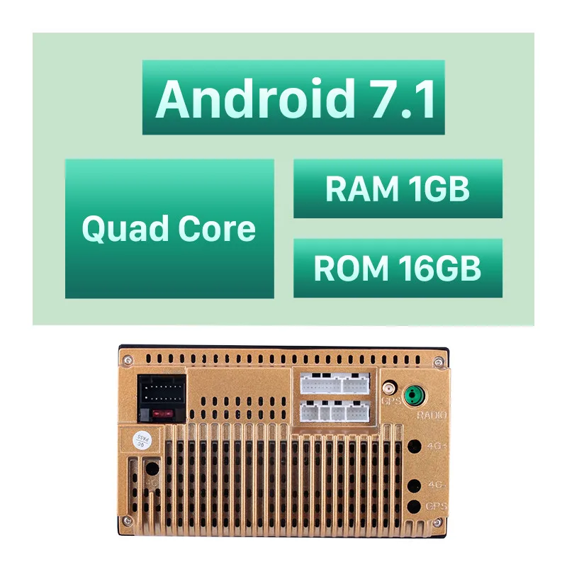 Seicane 10," Android 8,1/7,1 сенсорный экран Bluetooth 2 DIN Автомобильный Радио gps навигация для 2013 VW Golf 7 с wifi FM - Цвет: Android 7.1 Silver