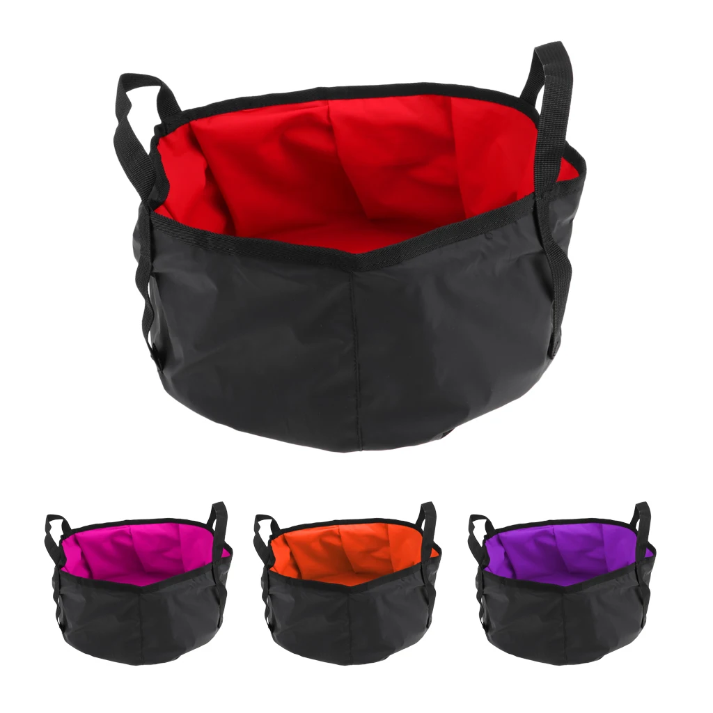 

Collapsible Bucket for Camping Travel and Gardening Portable Folding Wash Basin Water Container Pail