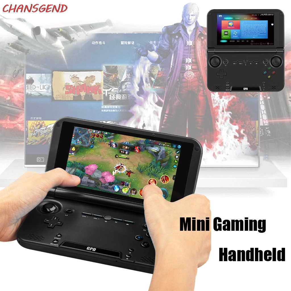 

EU Multi-function Cool Portable Handheld Hexa-core 5 Inch 4 GB/32 GB Game Unit Console Game Player Gamepad