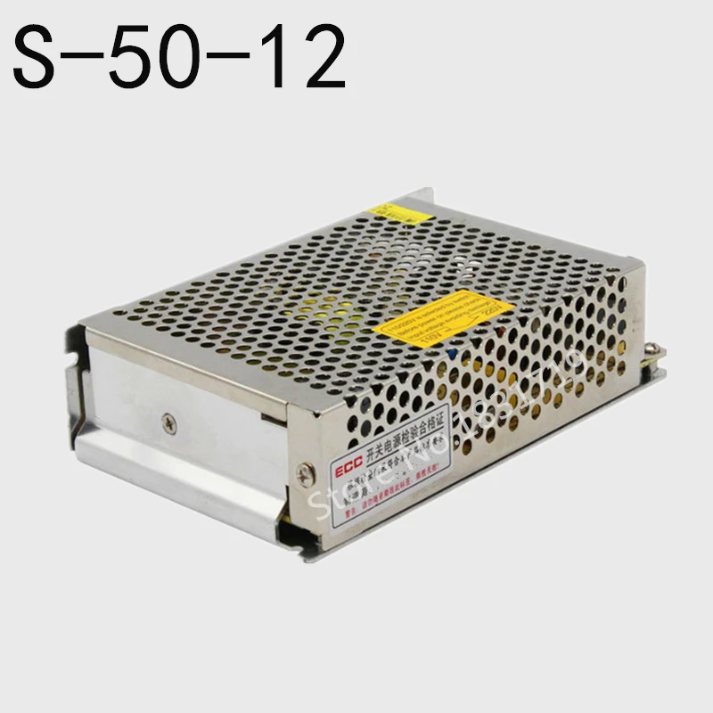 S 50 12 switching power supply 4.2A 50W LED DC power 12V security ...