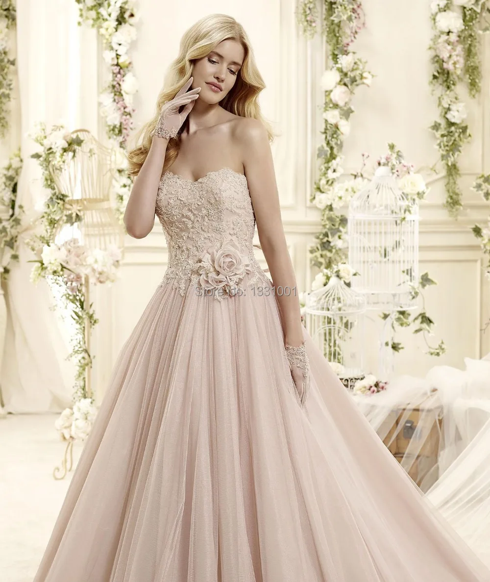 Wedding Blush Pink Wedding Dress popular blush pink wedding dress buy cheap vestido para casamento 2016 dresses sexy bridal bride gowns a line weddin