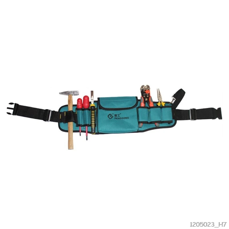 

Hardware Toolkit Mechanics Waist Tool Bags Waterproof Oxford Cloth Multi Organize Pockets Storage Pouch Electrician Worker