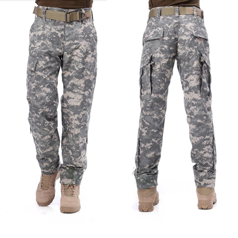 BDU стильные военные тактические US ACU брюки для мужчин, уличная одежда для охоты, камуфляжные штаны для рыбалки, походов, охоты, одежда для активного отдыха