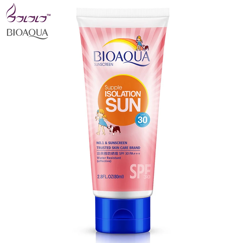 

Bioaqua Facial Sunscreen Creams sun lotion tanning oil SPF 30 Isolation UV Sunblock Body Sunscreen Concealer waterproof uva uvb