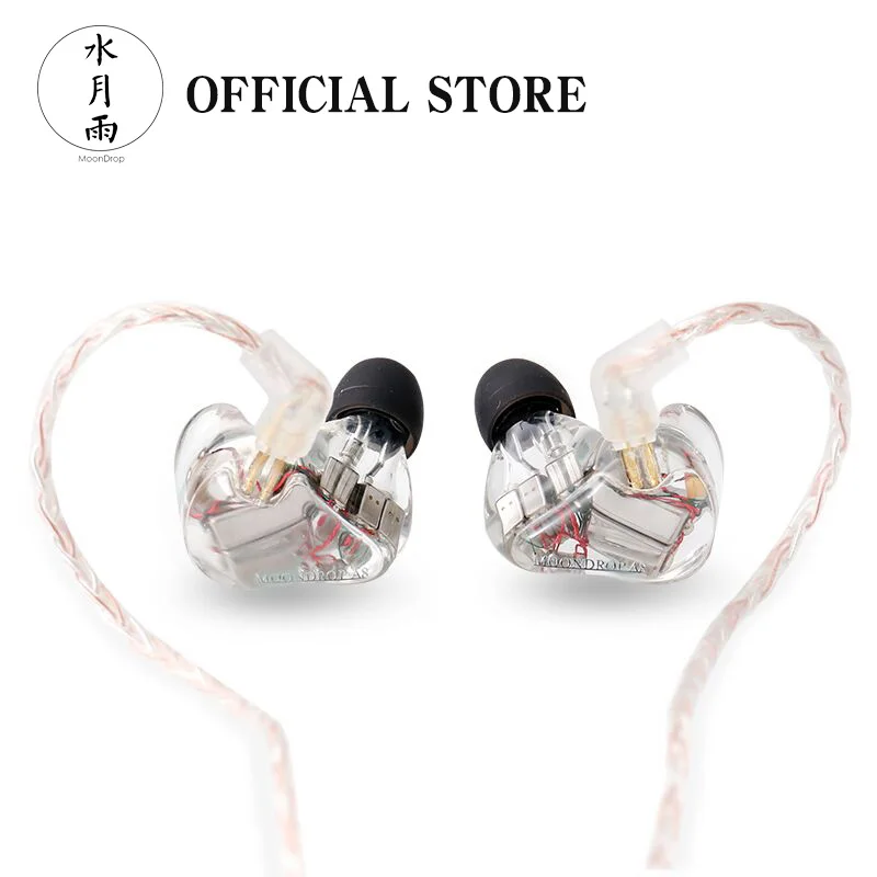 

Moondrop A8 8BA Earphone with Detachable Cable Hifi In-Ear Earphone