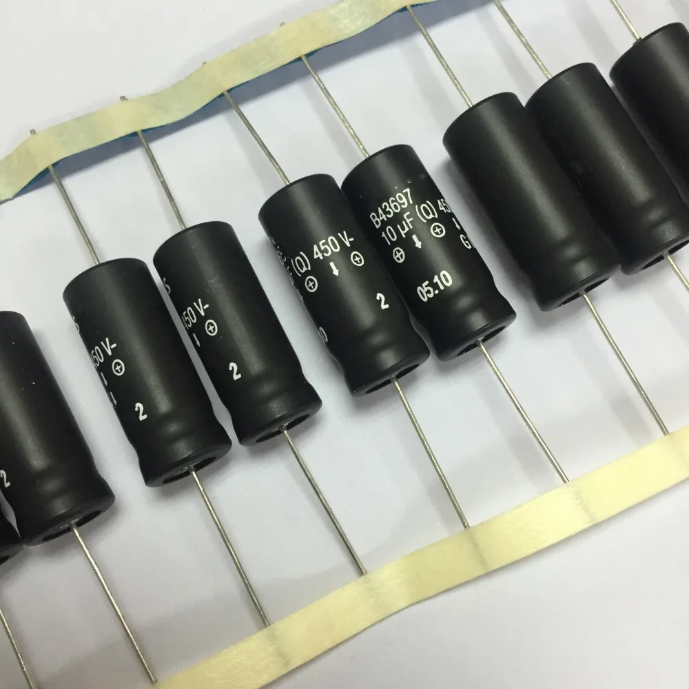 10 мкФ 450 V 13x22mm электролитический конденсатор
