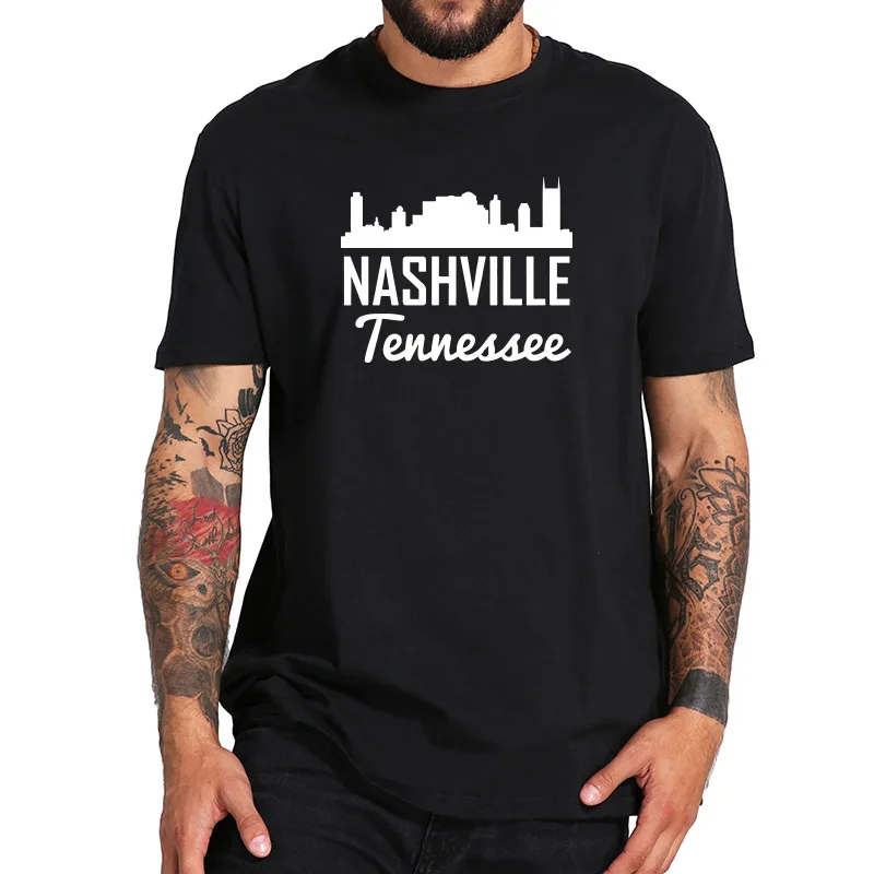 Футболка Tennessee Nashville для мужчин футболка музыкальной кантри женская с принтом