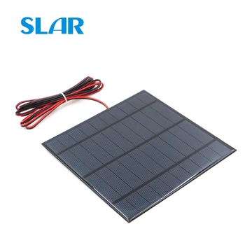 

Solar Panel Polycrystalline Silicon 5V 840mA with 200cm extend cable DIY Battery Charger Module Mini Solar Cell wire toy