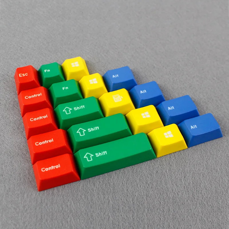 Enjoypbt клавиатура механическая keyboarded hot 117 keycaps японские Dye Subbed Keycap Set cmyw rgby|keyboard