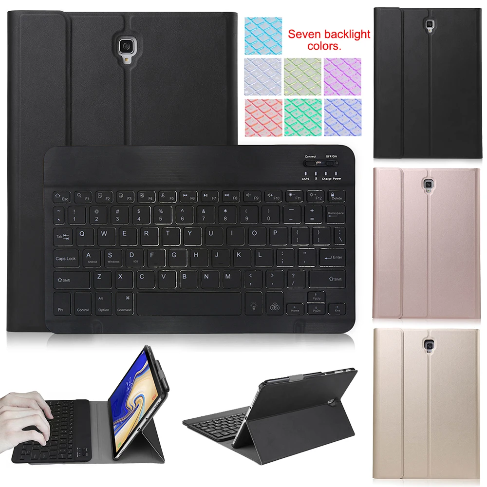 Кожаный флип-чехол-подставка для Samsung Galaxy Tab A 10,5 2018 SM-T590 T595 T597 чехол беспроводной планшет с чехлом bluetooth-клавиатура чехол
