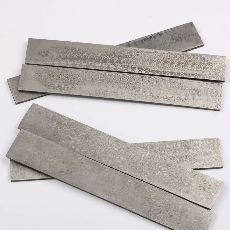 Espaços em Branco Faca de Aço Faz o Material de Aço Real Damasco Boleto Faça Você Mesmo Blanks Faca Que Inoxidável Aço Hrc58
