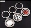 3 Desing Rotation Football metal Keychain golf basketball Car Key Chain Key Ring key pendant For Man Women Gift Jewelry #17122 ► Photo 2/6