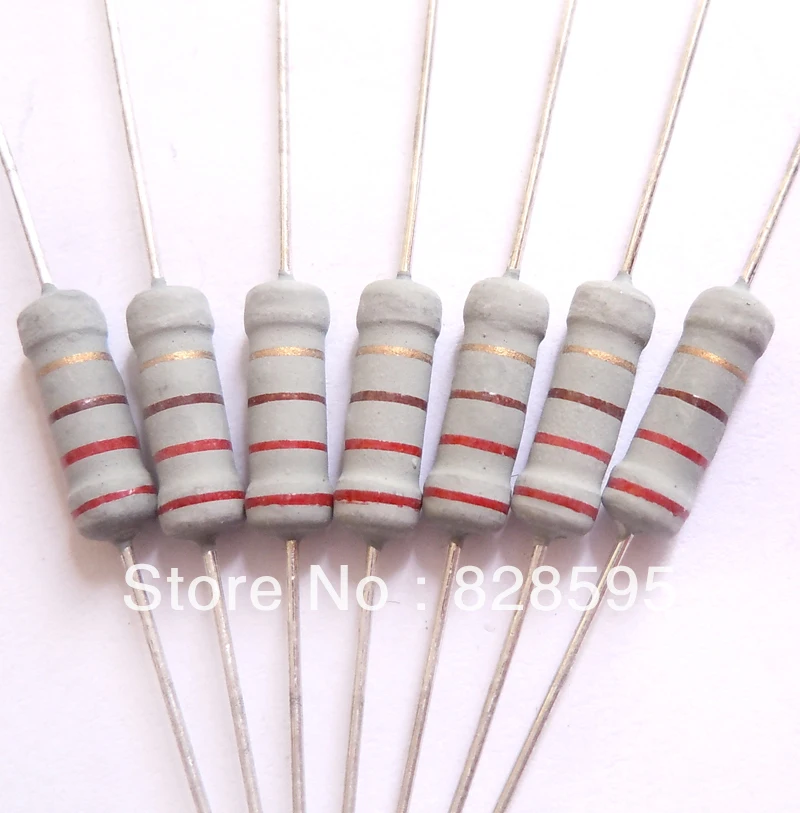 1w 220 ohm 220R ohm 100 Original New Fixed Resistors Metal Oxide Film