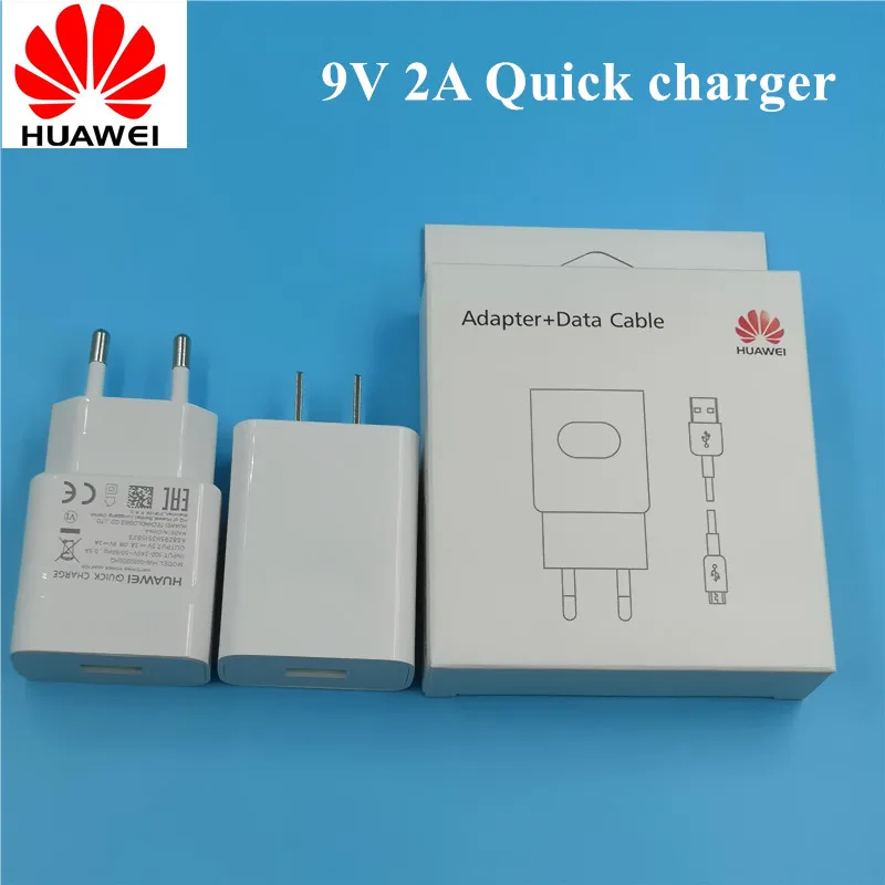 Оригинальное зарядное устройство Huawei nova 3 P9/p10/mate 20 lite p8 4 2 2i Honor 8 9 p20 MATE y6 2017 QC 0