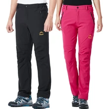 Зимние мужские уличные штаны женские теплые флисовые софтшелл водонепроницаемые брюки походные спортивные штаны 3XL