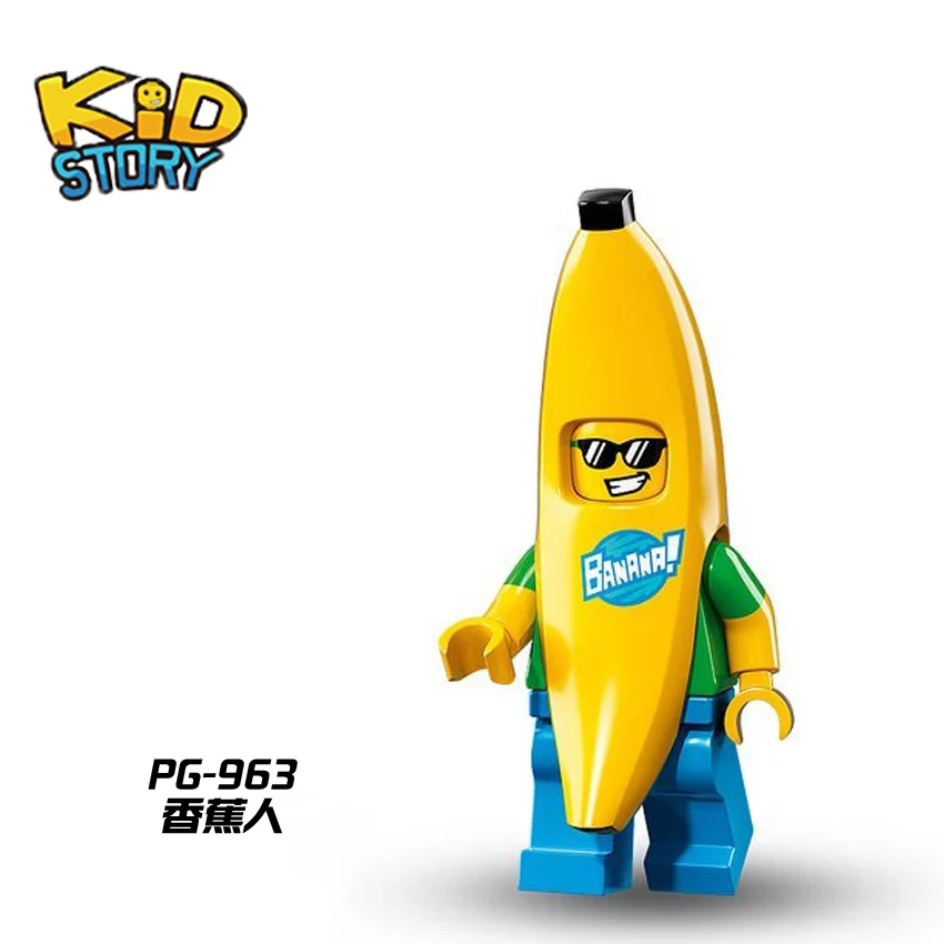 Duplos Animal Sets Shark Kaygoo Ghost Zombie Buzz Lightyear Legoingly Building Mini Bricks Action Figures Children Toys gift YF